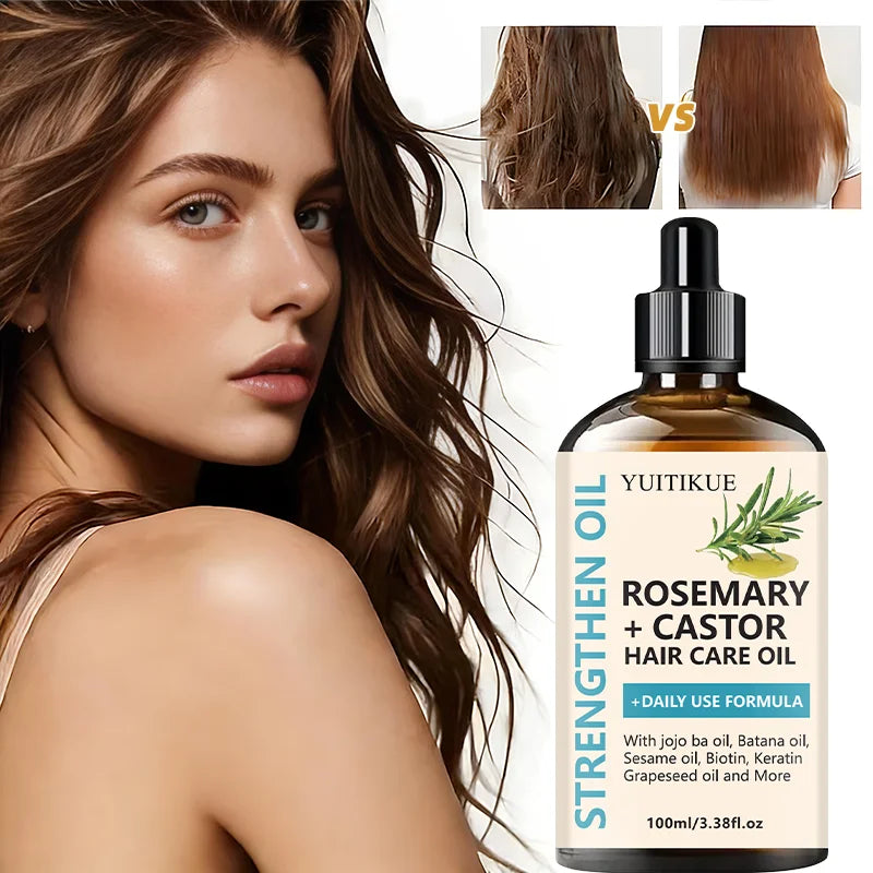 Rosemary + Castor Hair Care Oil | Strengthening Daily Formula