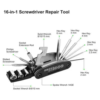 16-in-1 Socket Wrench Set