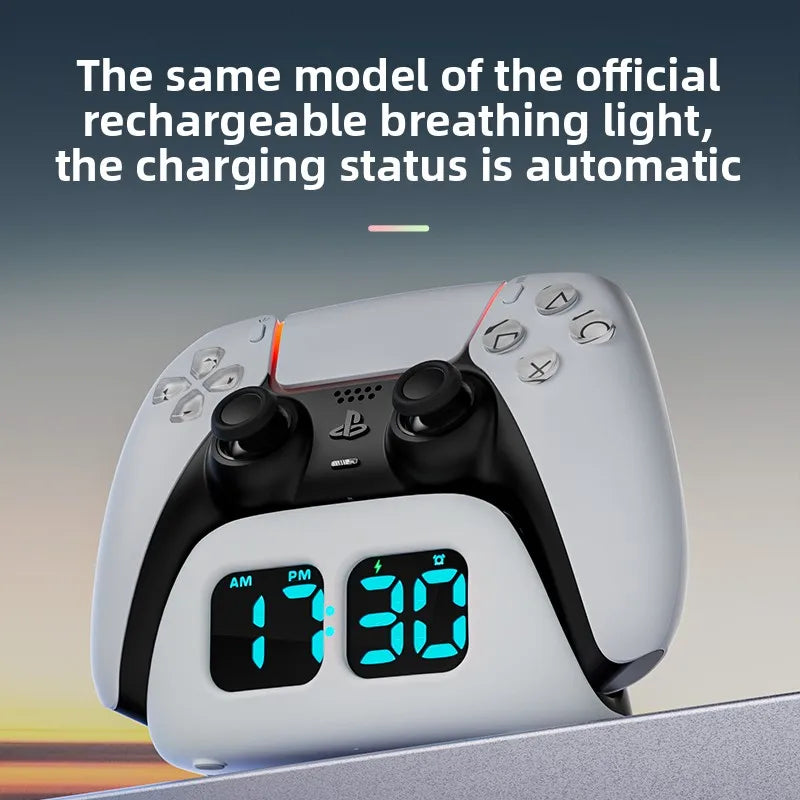 Aolion For PS5 Controller Base Charging Clock Wireless Fast Charging Desktop Storage For PlayStation Edge Elite Game Accessories