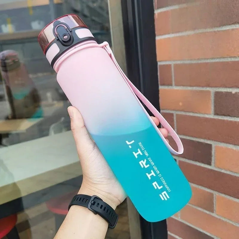 HydraFlow 1L Sports Water Bottle Leakproof Portable Gym Travel Drinking Jug