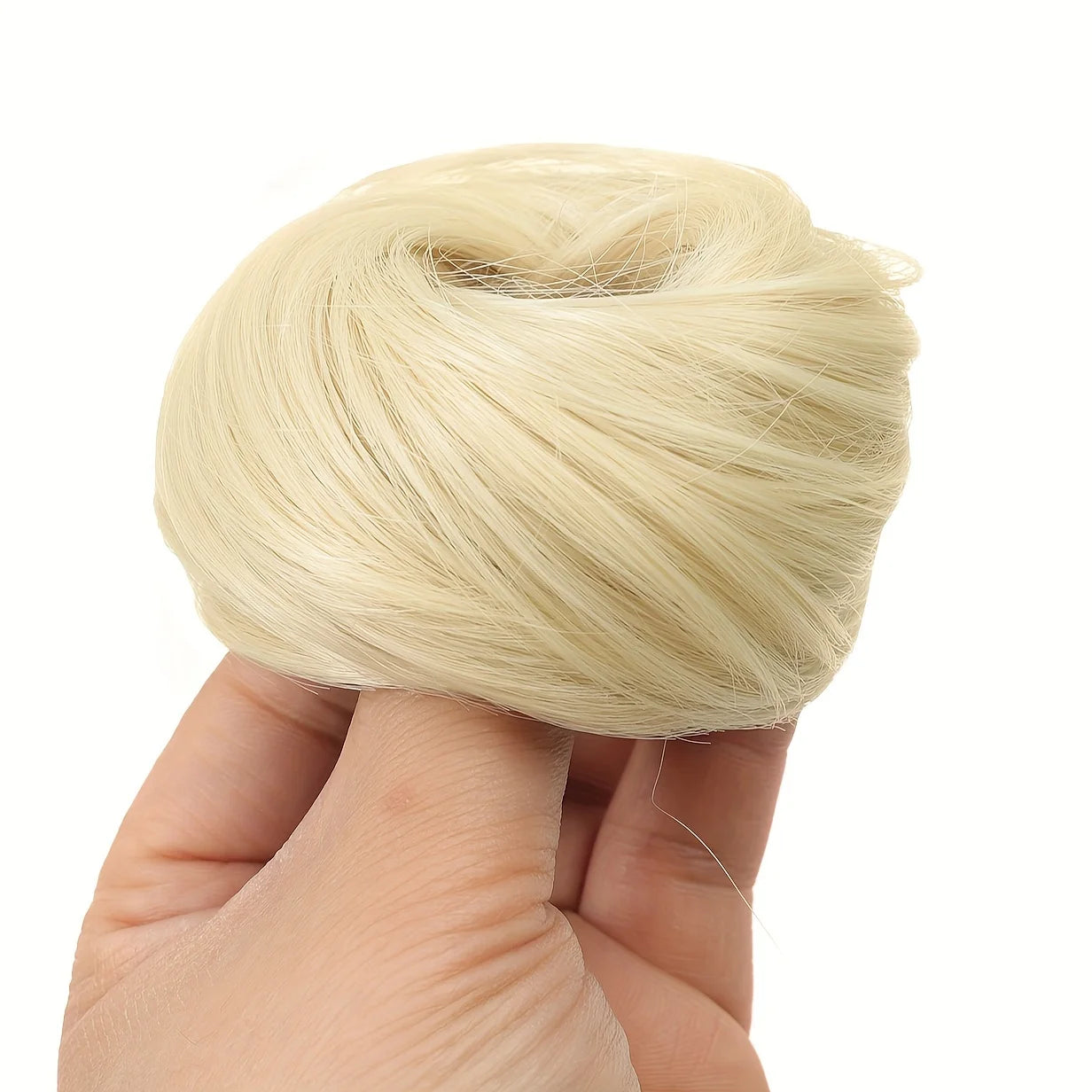 Human Hair Buns Ponytail Hairpiece Brazilian Hair Pieces Bun For Women Scrunchies Updos Donut Chignon 100% Human Hair Extensions
