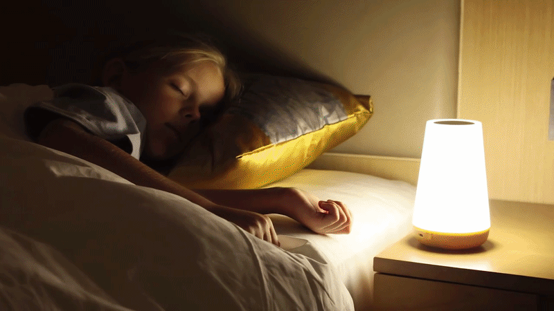 RGB LED Night Light 13 Colors Touch & Remote Control USB Rechargeable Dimmable Bedside Lamp