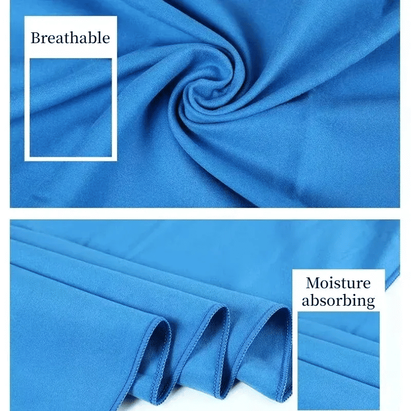 Quick-Drying Microfiber Sports Towel 40x80cm Blue For Gym Swimming