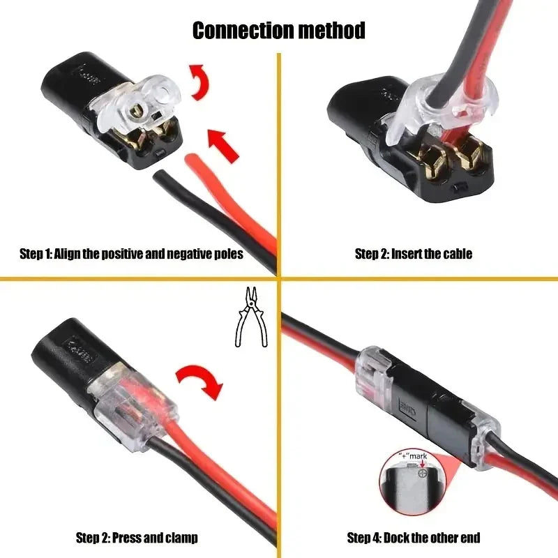 Quick H-Pin Wire Connector Pack