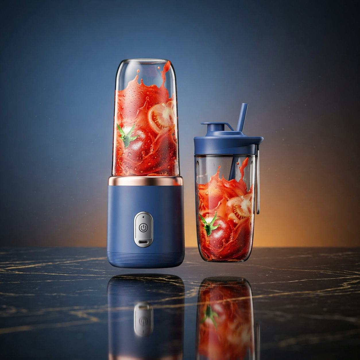 Portable USB Blender 400ml Mini Smoothie Maker Travel Juicer